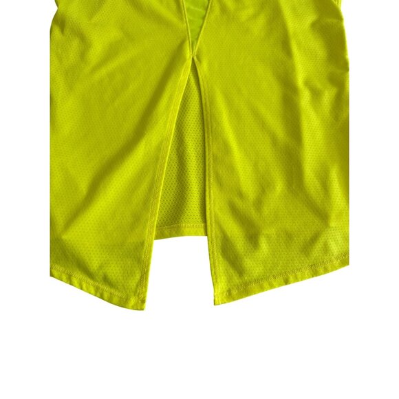 LUCKY IN LOVE X Bethanie Mattek Sands Court Worn Yellow Tank Top Size Small - Picture 6 of 7